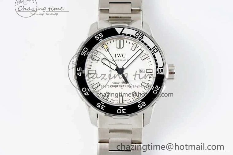 MIROTIME 0204 Youthful Aquatimer Automatic SS RSF 1:1 Best Edition White Black Dial on SS Bracelet A 7070